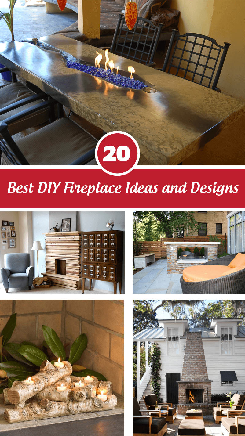 Best DIY fireplace design ideas