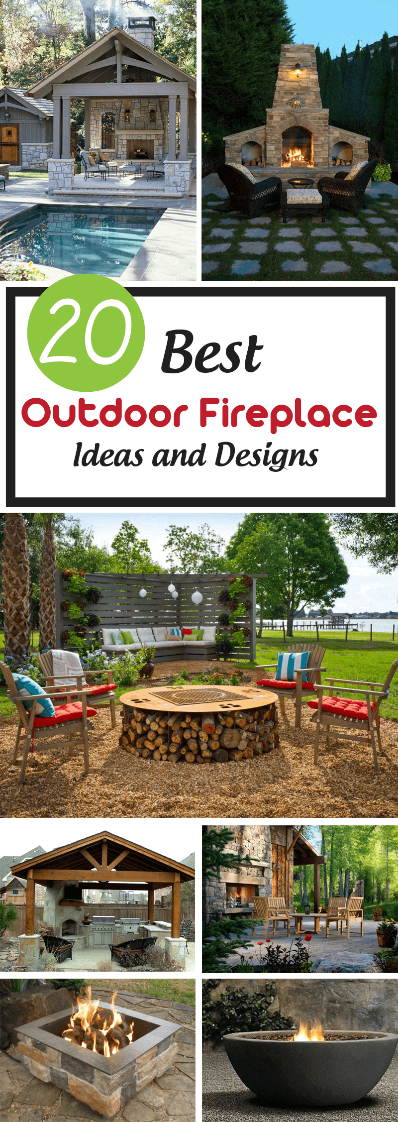 Best Outdoor Fireplace Ideas and Designs