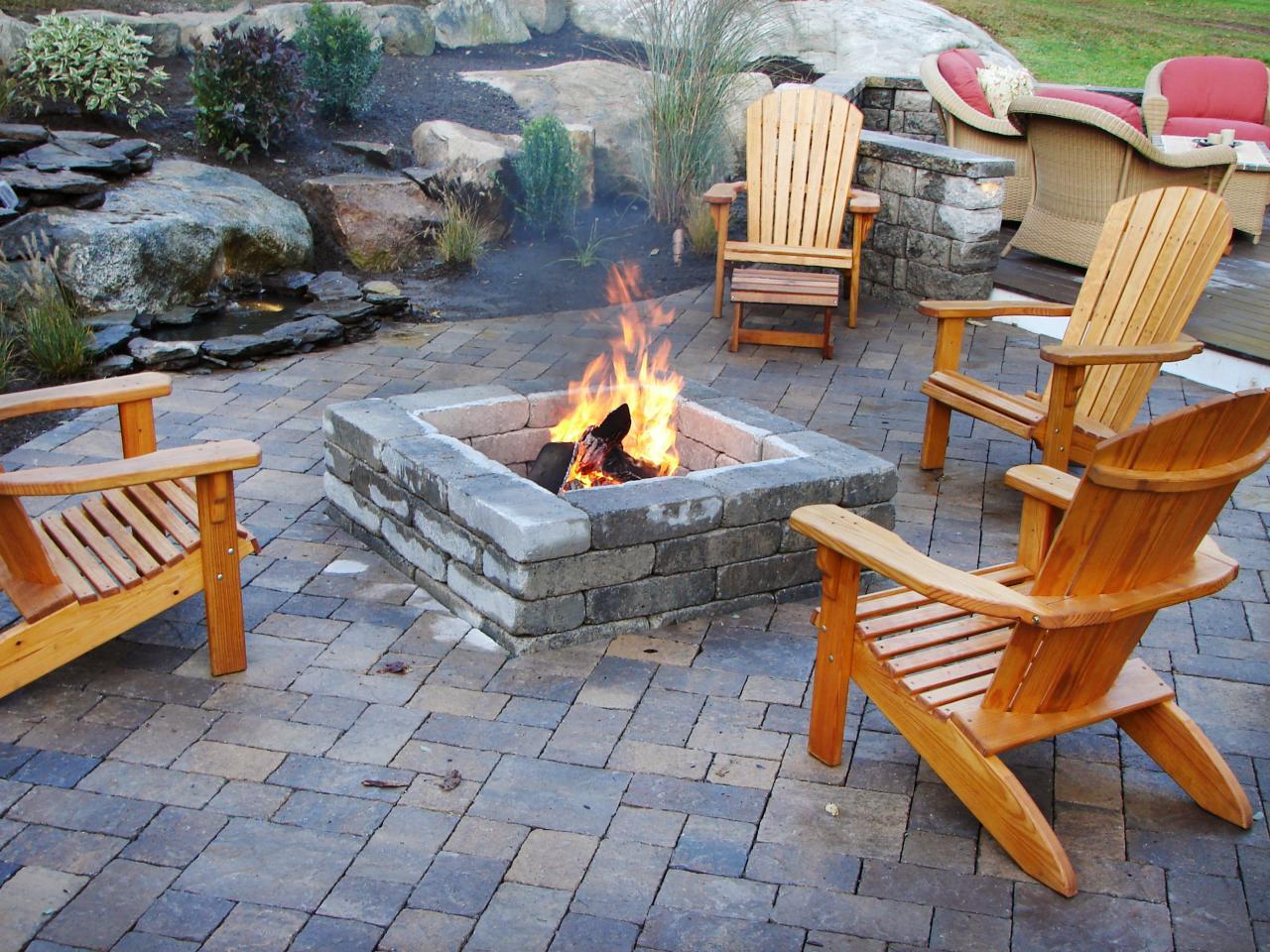 Cheap Outdoor Fireplace Idea