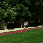 Flowerbed Footpath Garden Design