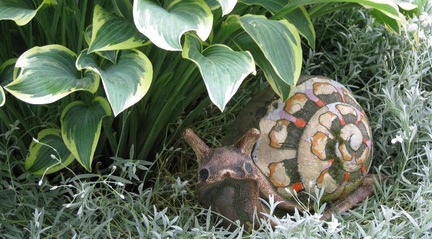 Garden of concrete sculptures