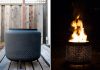 Rotting Drum Fireplace Design idea