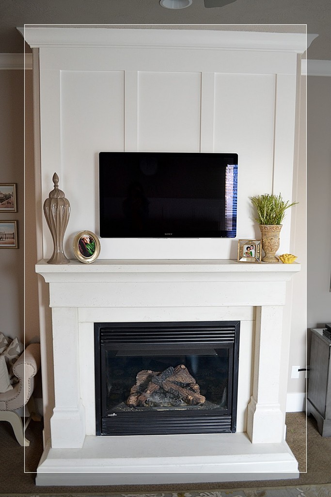 Small Modern Gas Fireplace for Bedroom