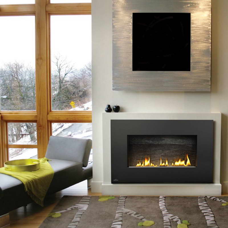 Winter Ventless Gas Fireplace