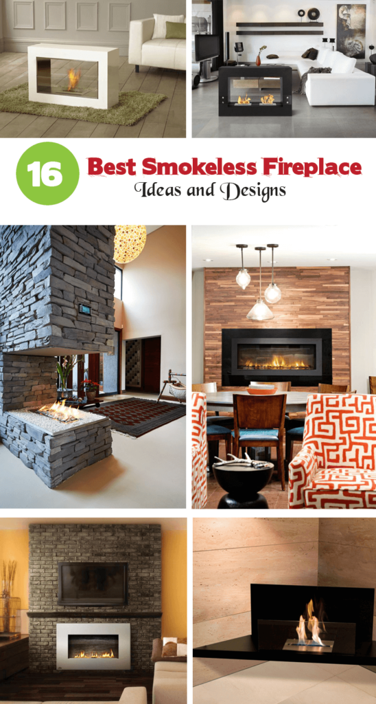 16 Best Smokeless Fireplace Ideas and Designs To Spruce Up Your Home ...