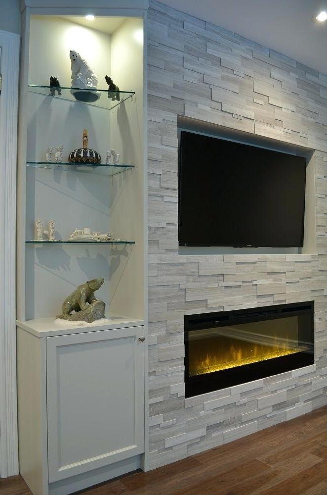 remodeling ideas with fake electric fireplace