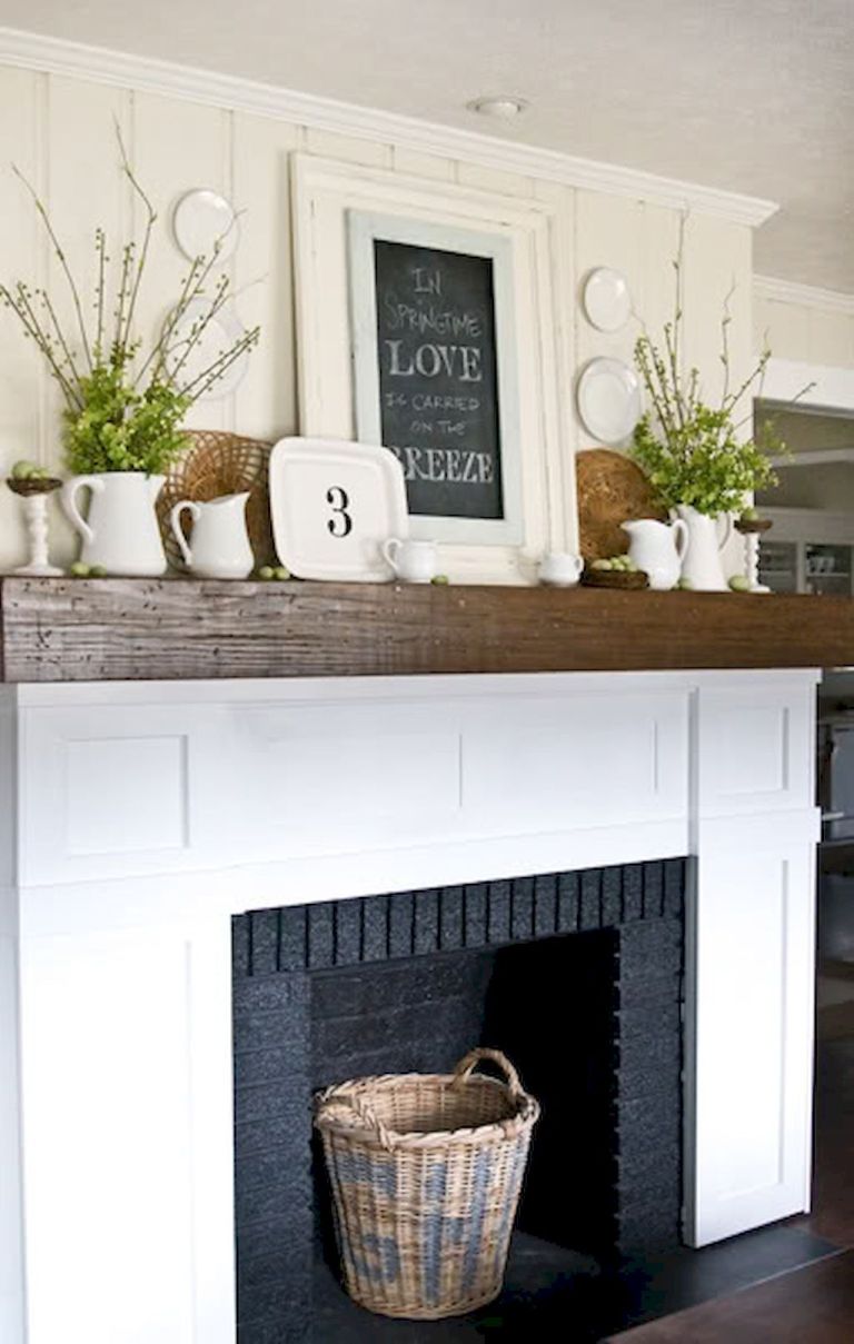 shabby-yet-chic-fireplace