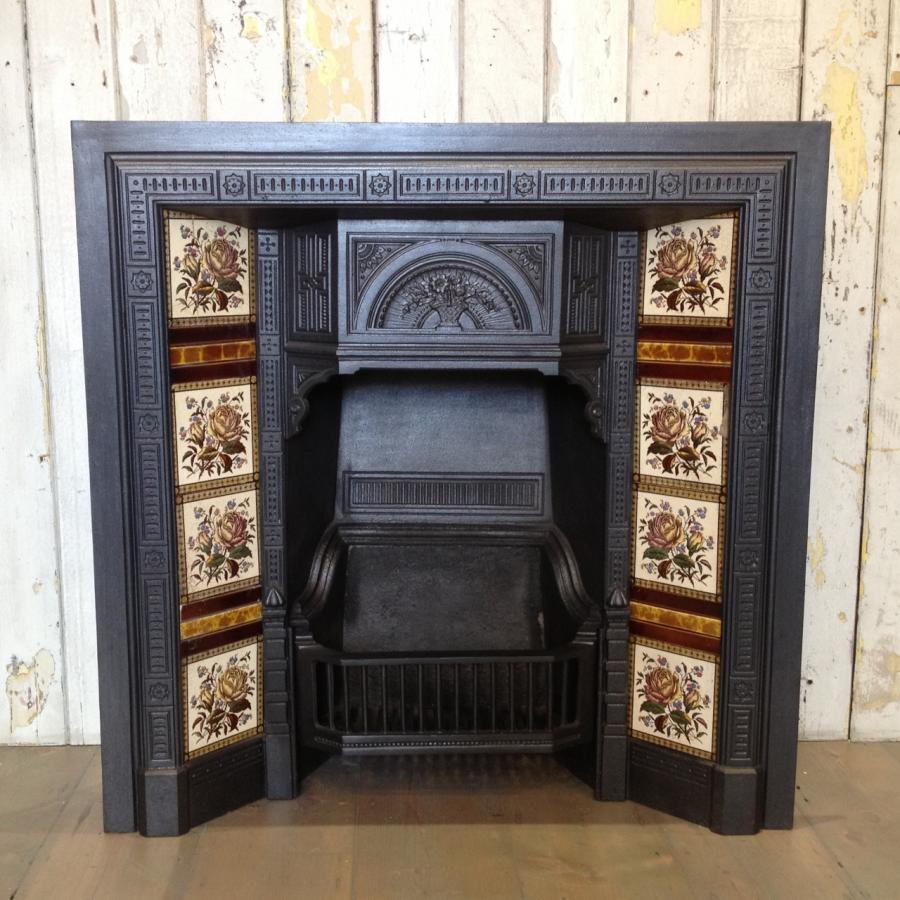 vintage Victorian fireplace