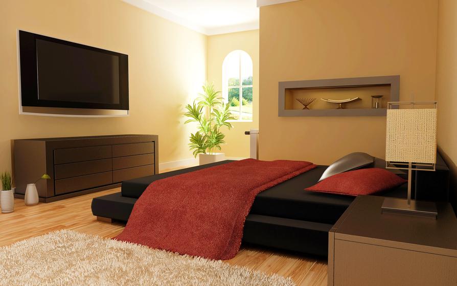 bedroom-with-light-wood-floor