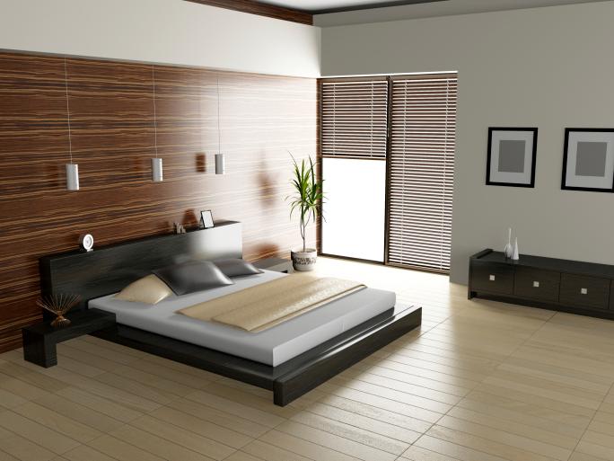 sleek-modern-bedroom-with-light-wood-floor