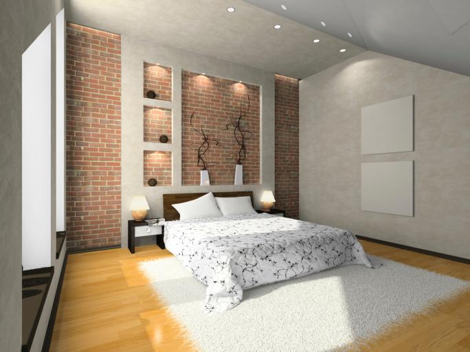 small-bedroom-with-brick-wall