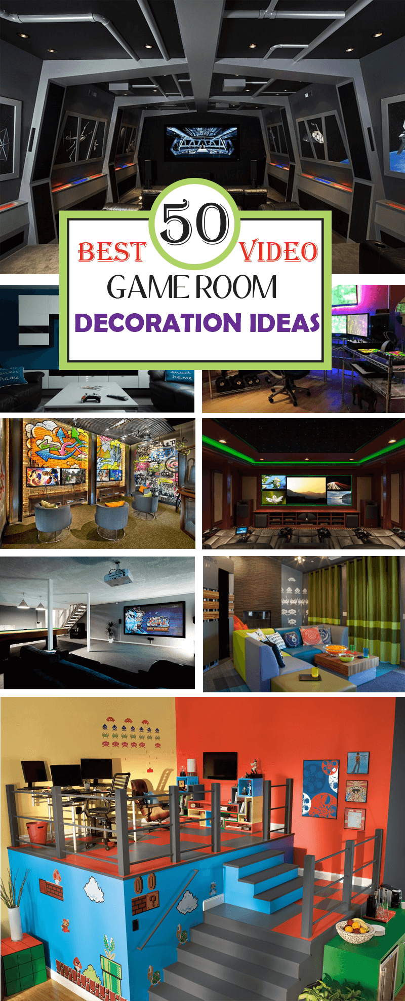 Video Game Room Decoration Ideas