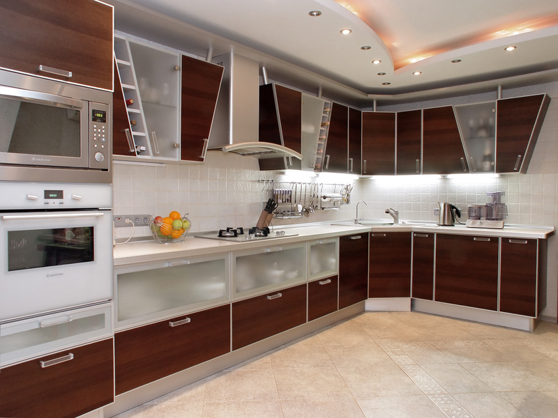 Semi-custom kitchen cabinets