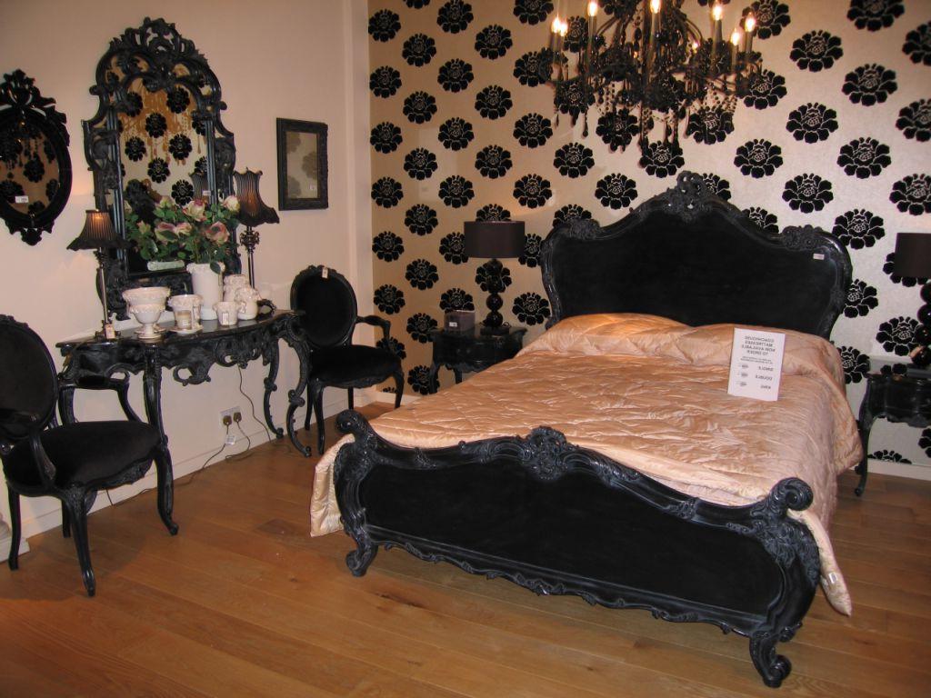 antique black bedroom furniture decoration