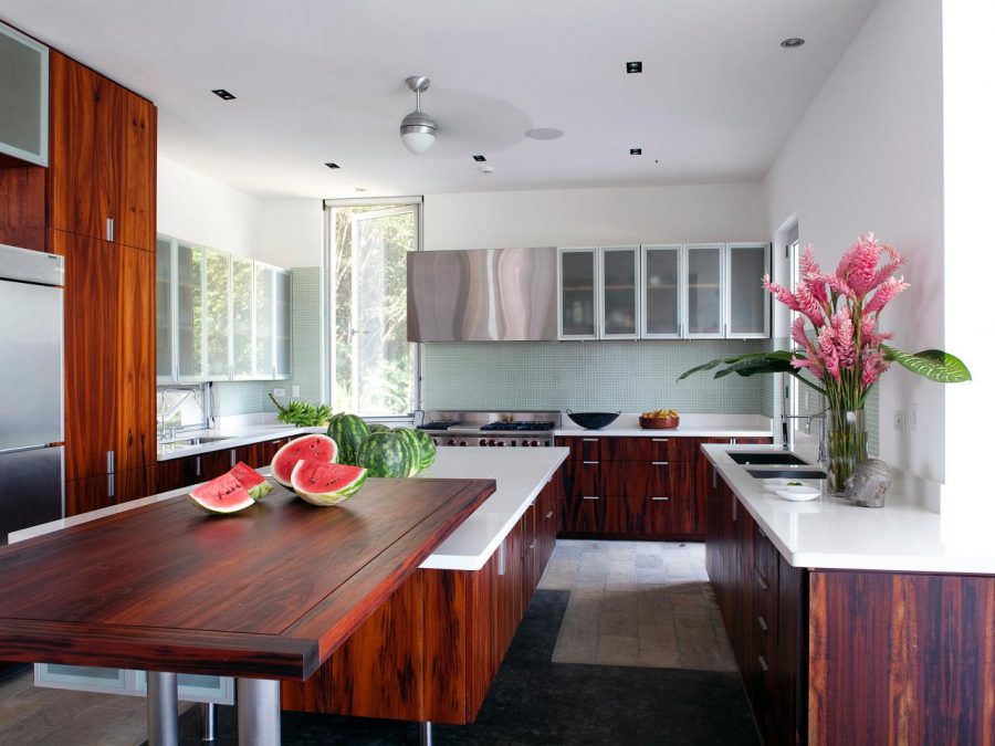 cherry kitchen cabinets