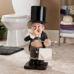 funny toilet paper holder