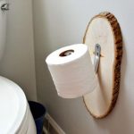 homemade toilet paper holder