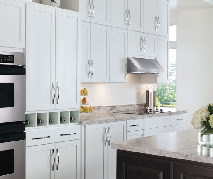 white kitchen cabinet