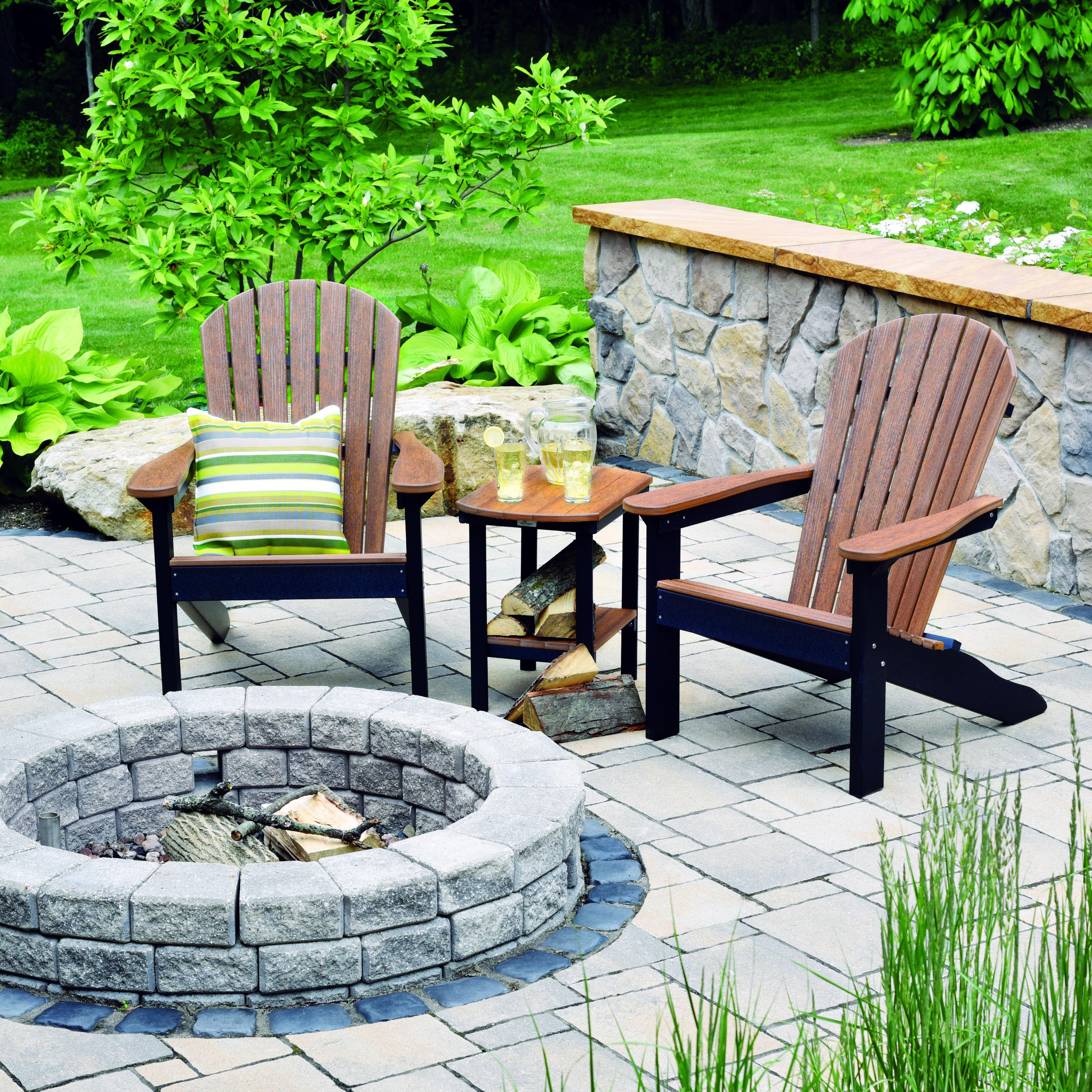 Comfortable Furniture Set With Fireplace