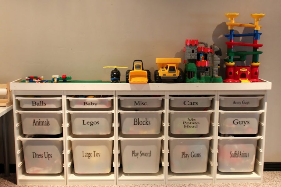 Living room toy storage ideas