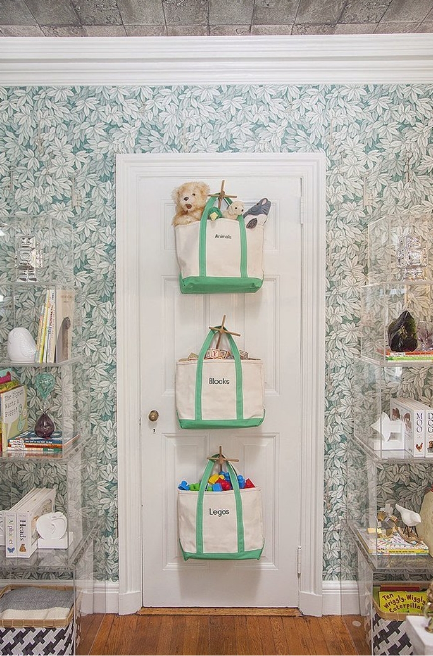 over the door toy storage ideas