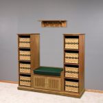 Solid-Wood-Storage-Bench-Set-For Entryway Decoration