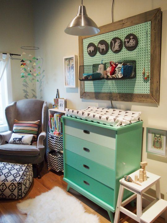 room and board changing table