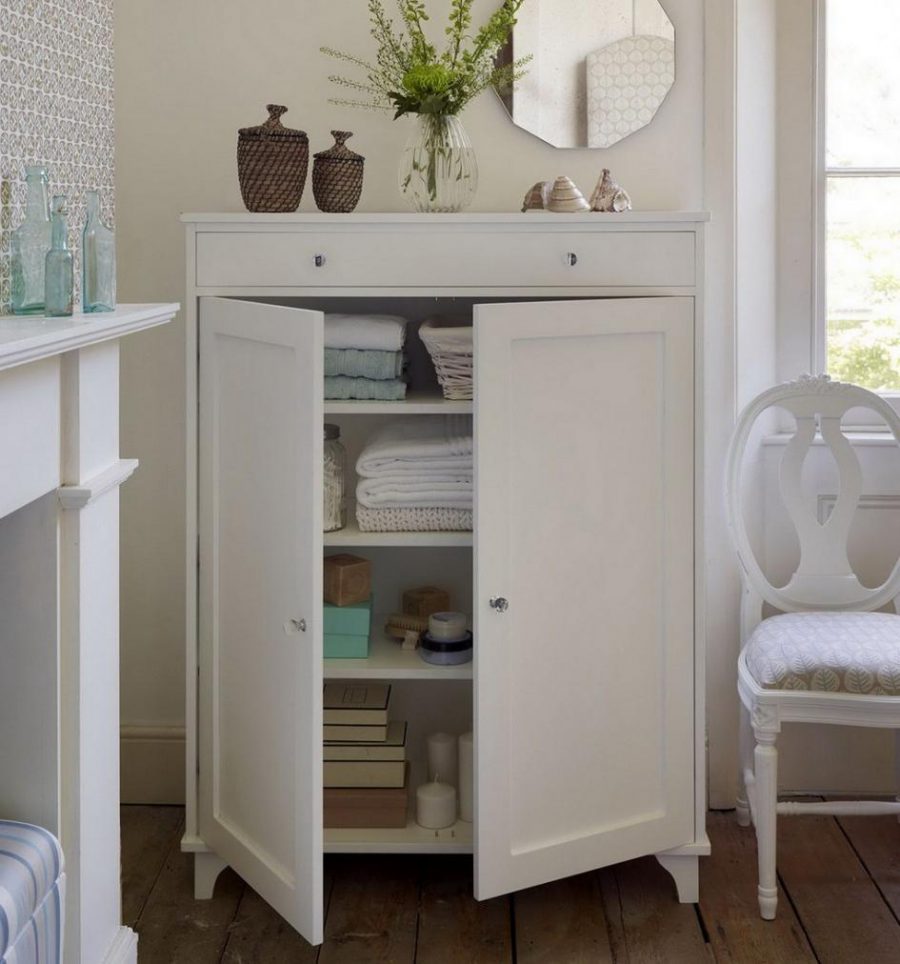 White Storage Cabinet