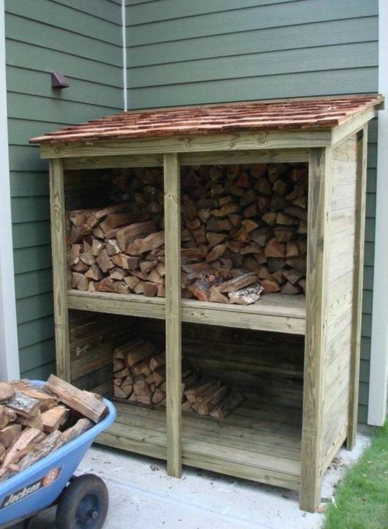 firewood shed storage