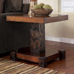 wooden-single-stand-entryway-table-with-grey-fabric-sofa-on-rugs
