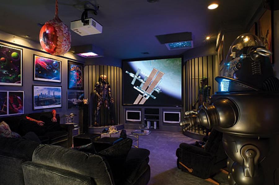 Aliens Home Cinema Room Design 