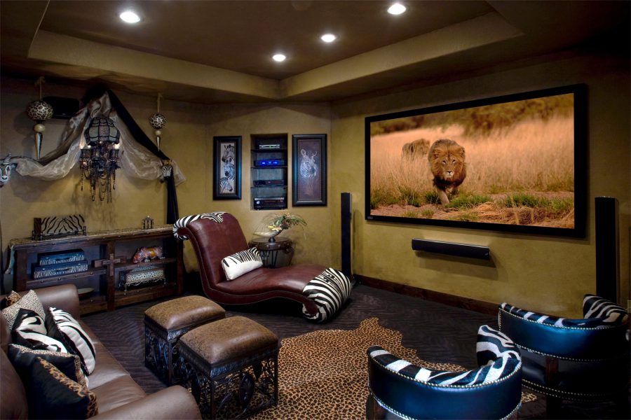 Animal Themed Entertainment Room Design Ideas