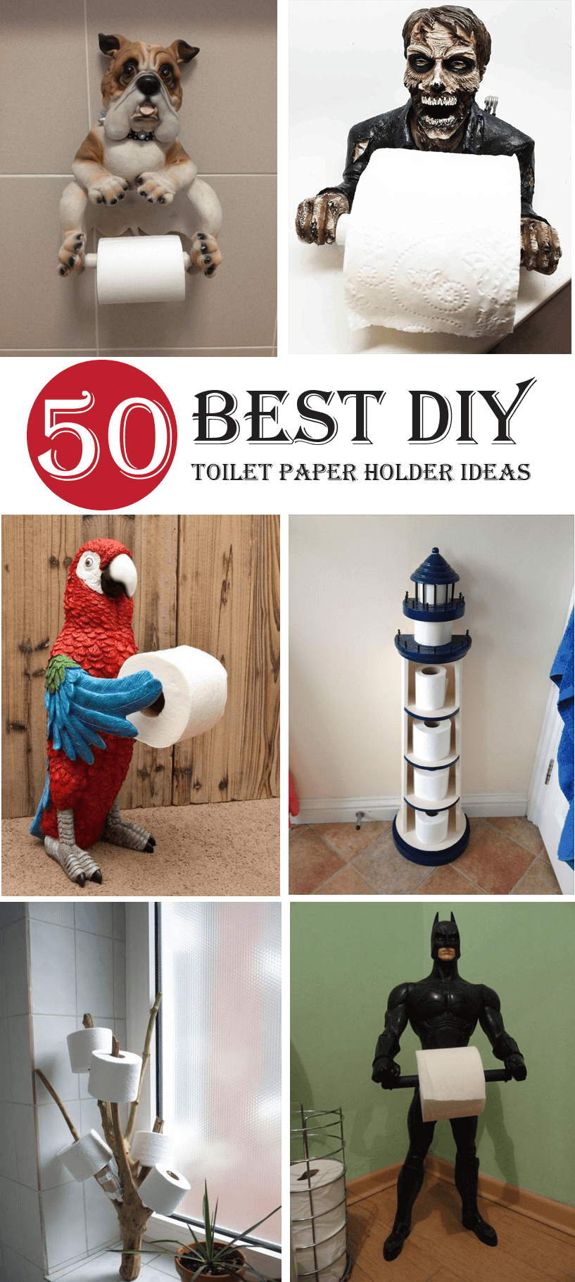 Best DIY Toilet Paper Holder Ideas