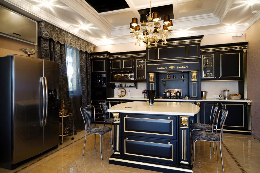 Black Kitchen Remodeling Ideas.