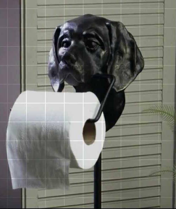 Dog-Toilet-Paper-Holder