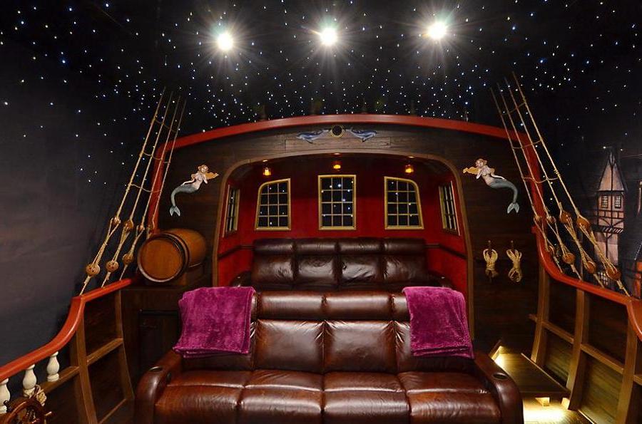 Retro Home Cinema Room Design