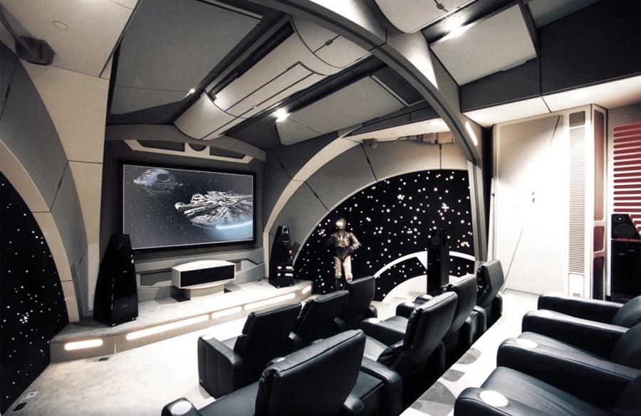 Stars Wars Media Room Design Ideas