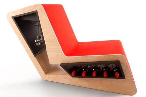 Wine Storage Under Chair