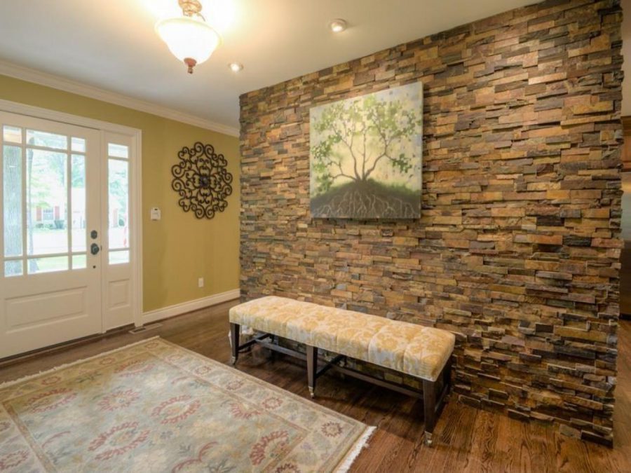 rustic-entryway-with-hardwood-floors