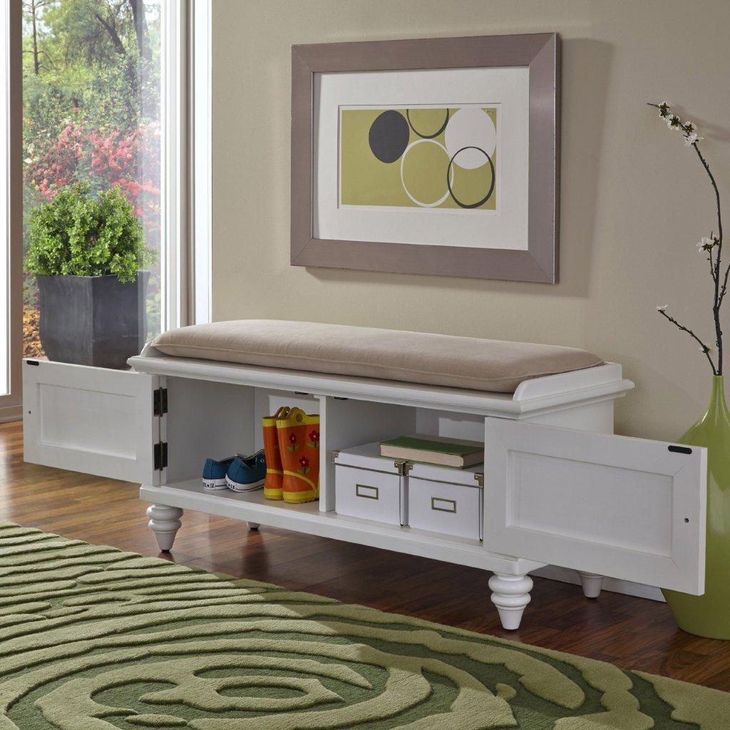 white entryway furniture.