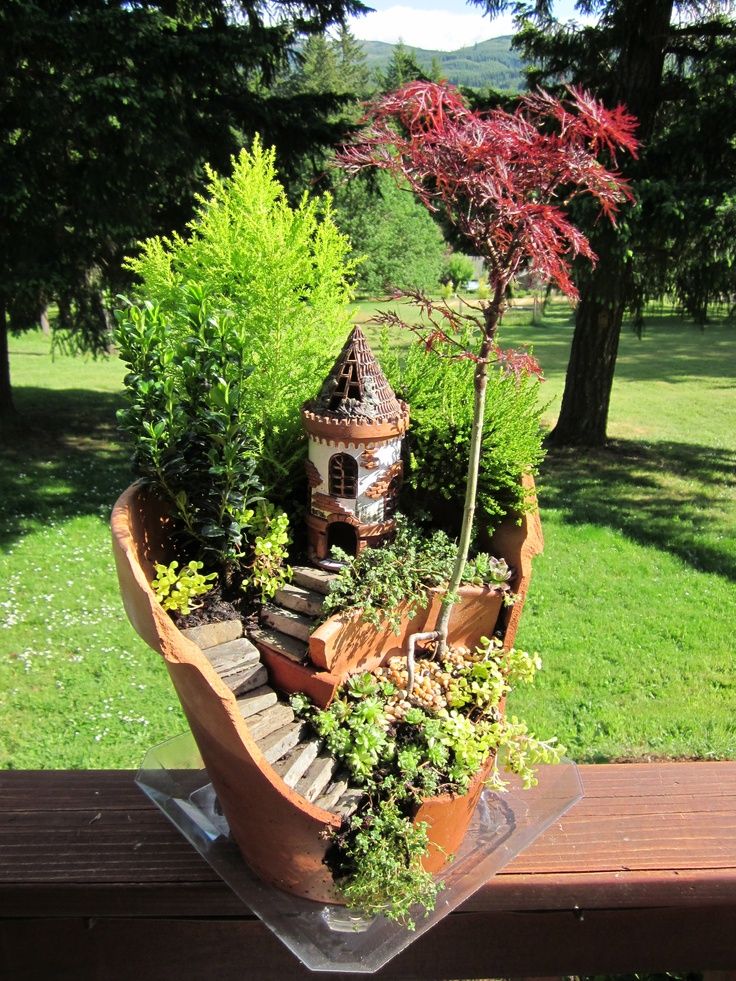 Castle Design In a Pot