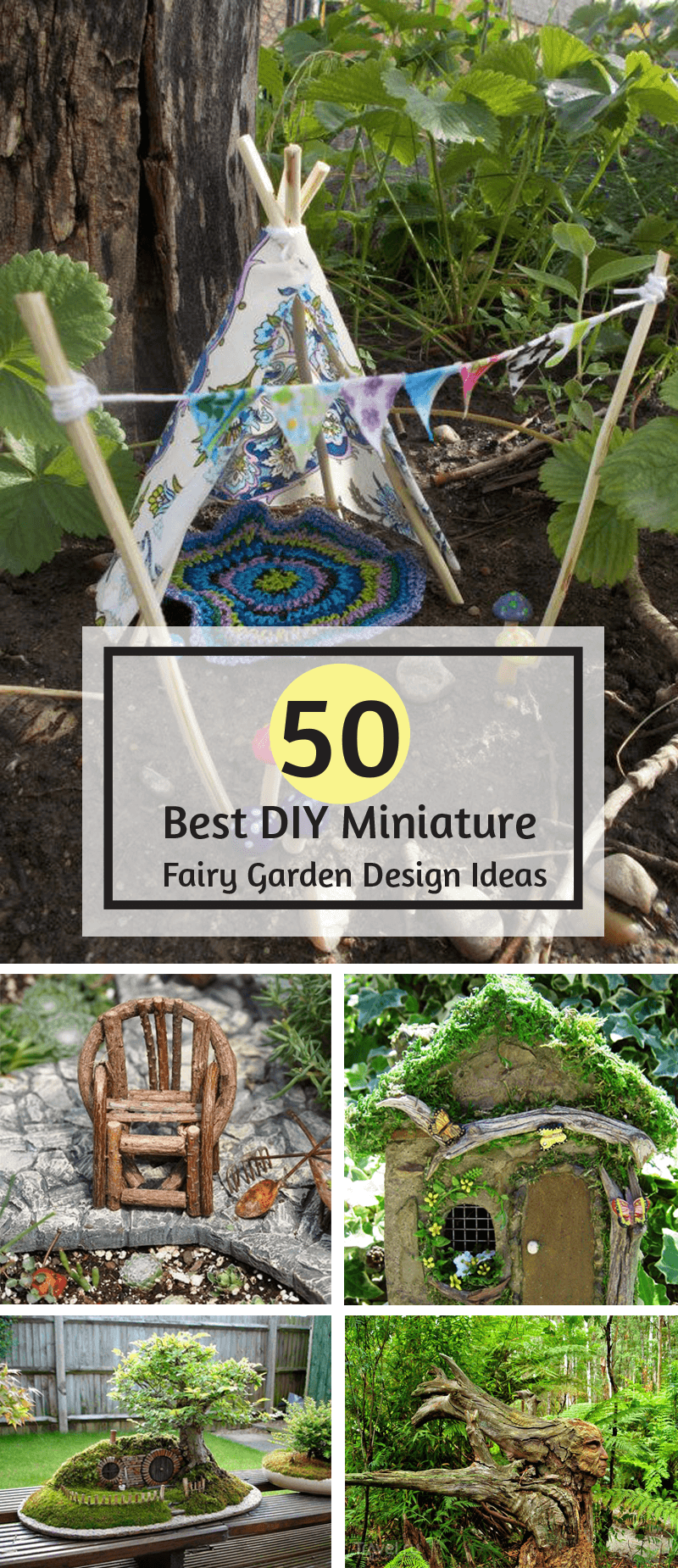 DIY Miniature Fairy Garden Design Ideas