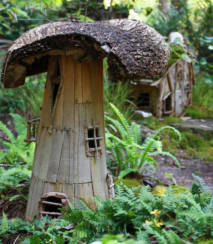 fairy garden mushroom house