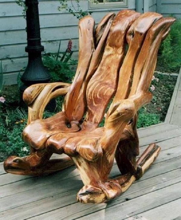 Awesome Rustic Chair For Garden