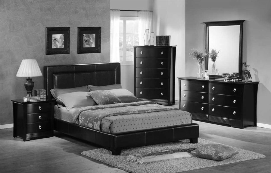 Black and Grey Bedroom Decoration Ideas
