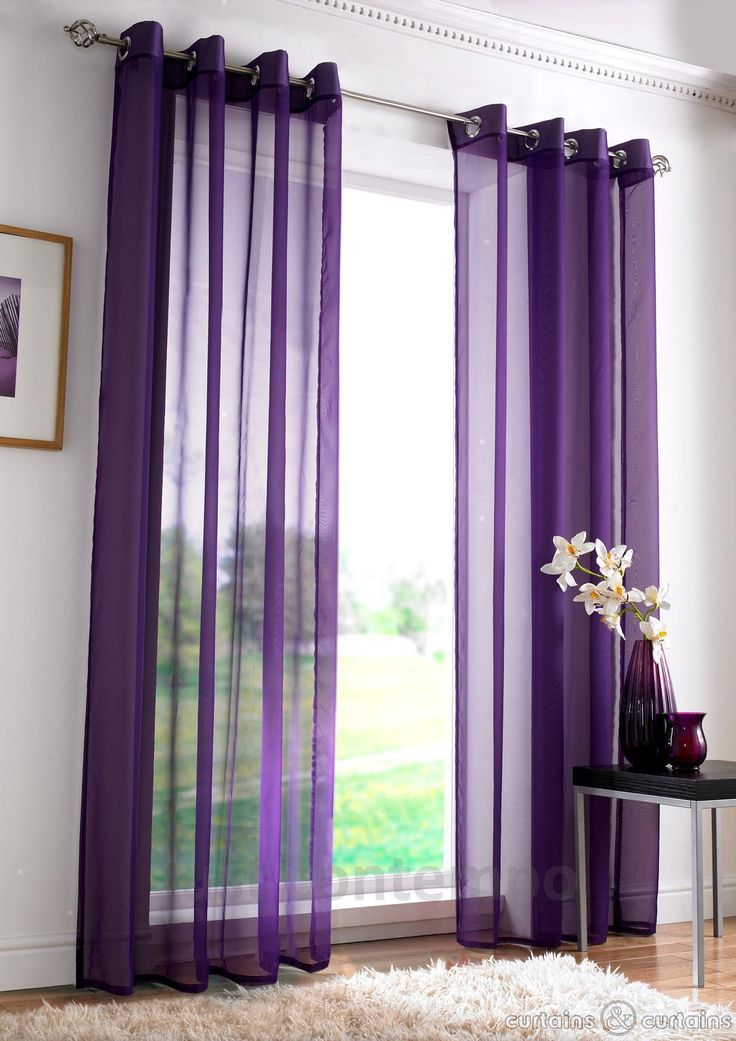 Curtains For A Purple Bedroom.