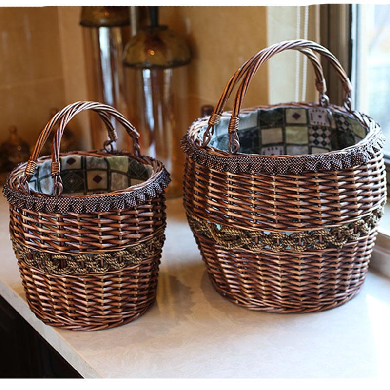 Home Decoration Storage Wicker Basket