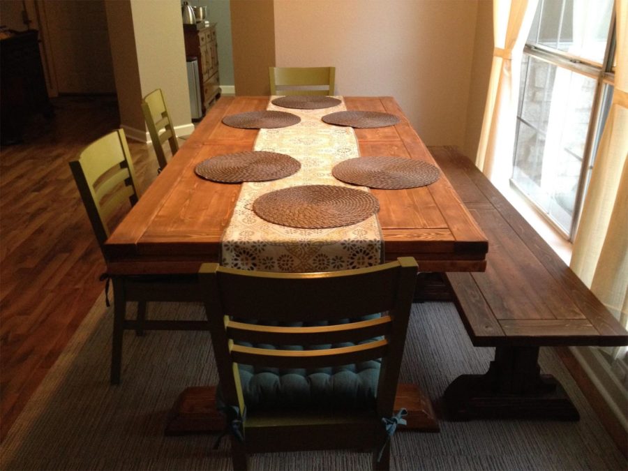 Large Teak Dining Table
