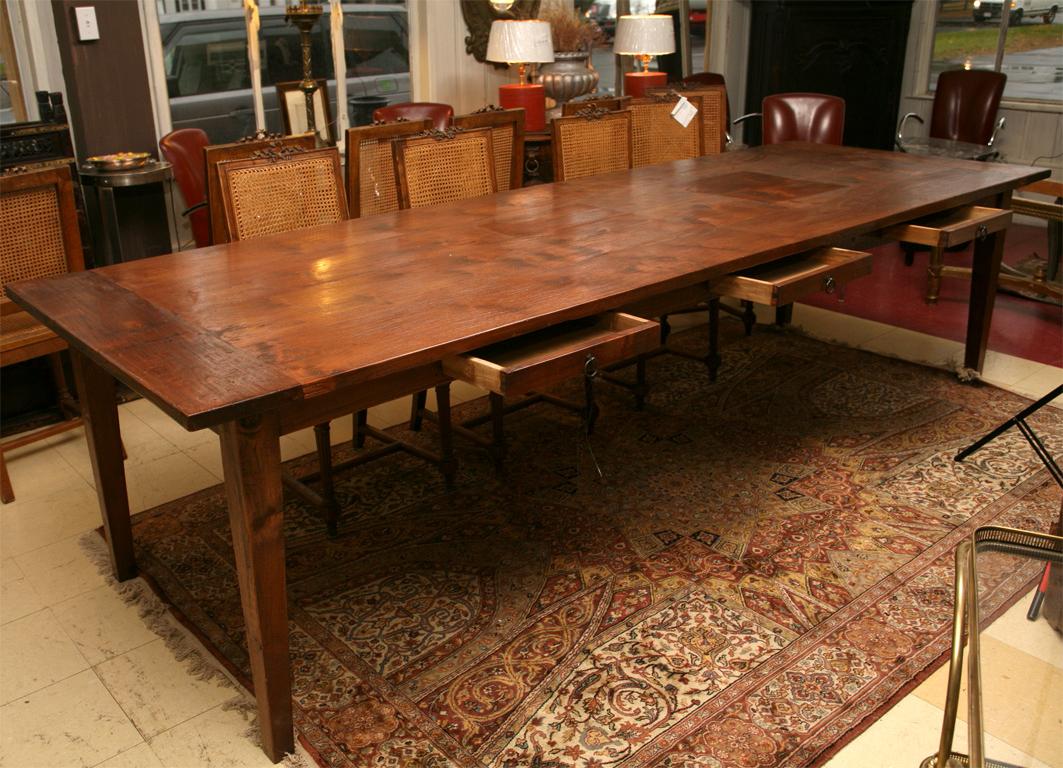 teak dining room table