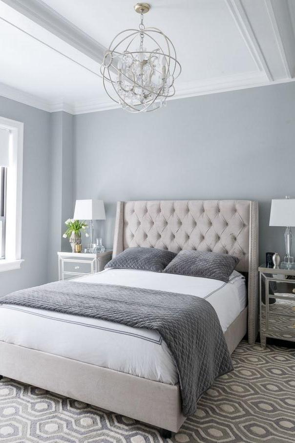 Luxury Bedroom on Grey Tones